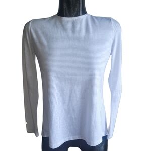 Levelwear Verve Hannah White Top with Open Knot Back Size S